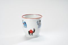 Rosemarie Benedikt Mokka Becher mit Siebdruck 